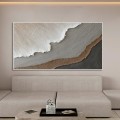 Ozean Wellen abstrakter Wandkunst Minimalismus